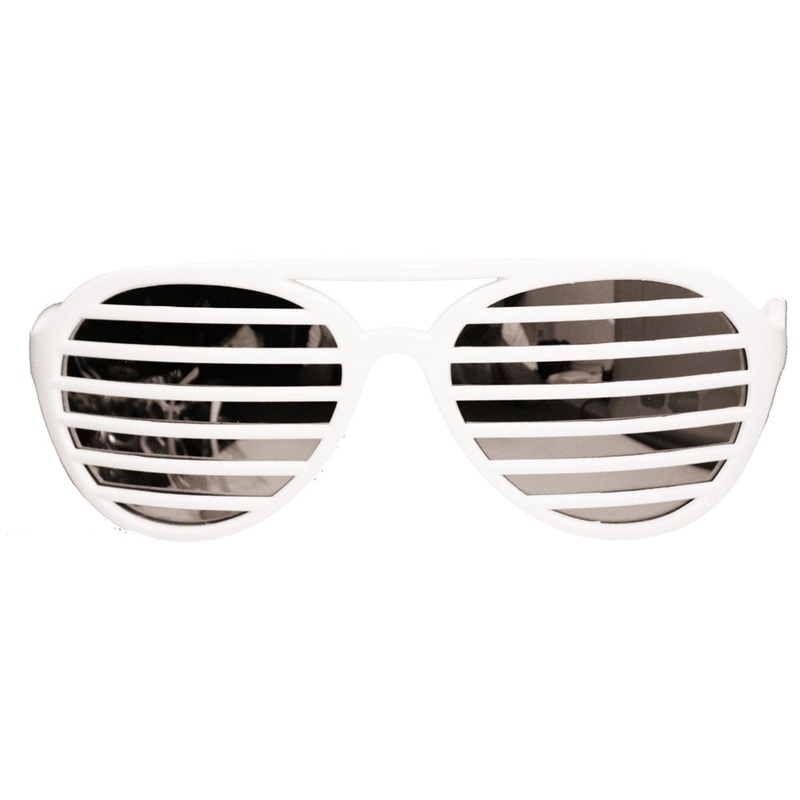 White striped glasses