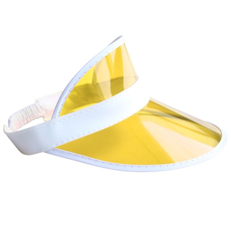 Yellow sun visor 80s