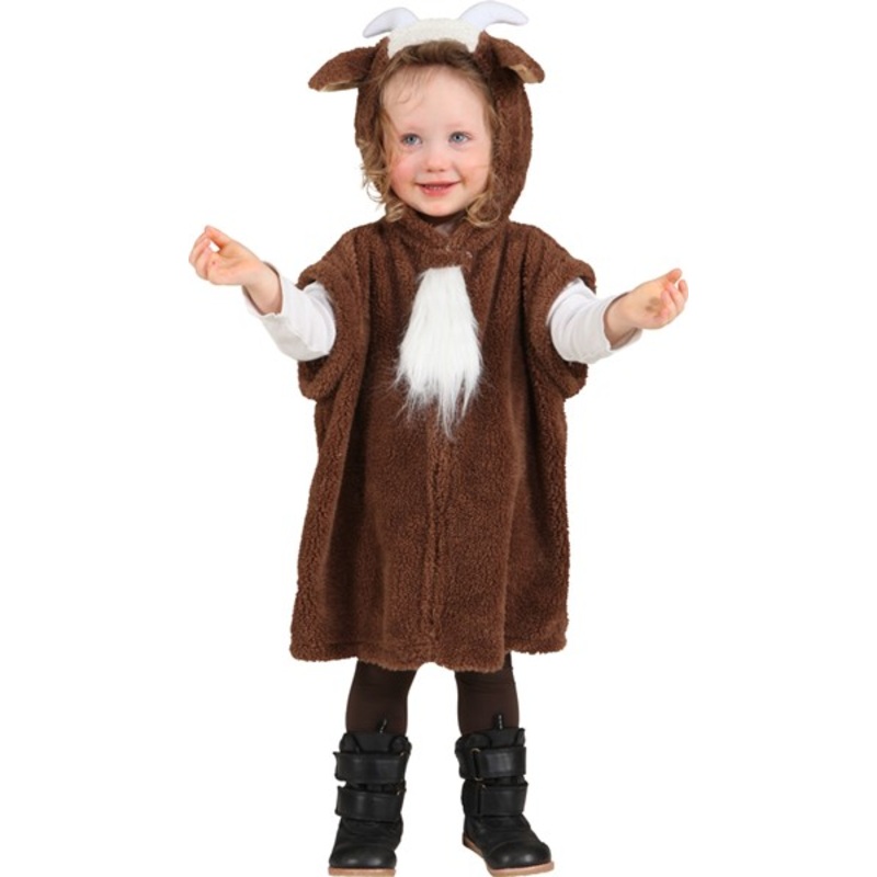 Brown billy goat vest