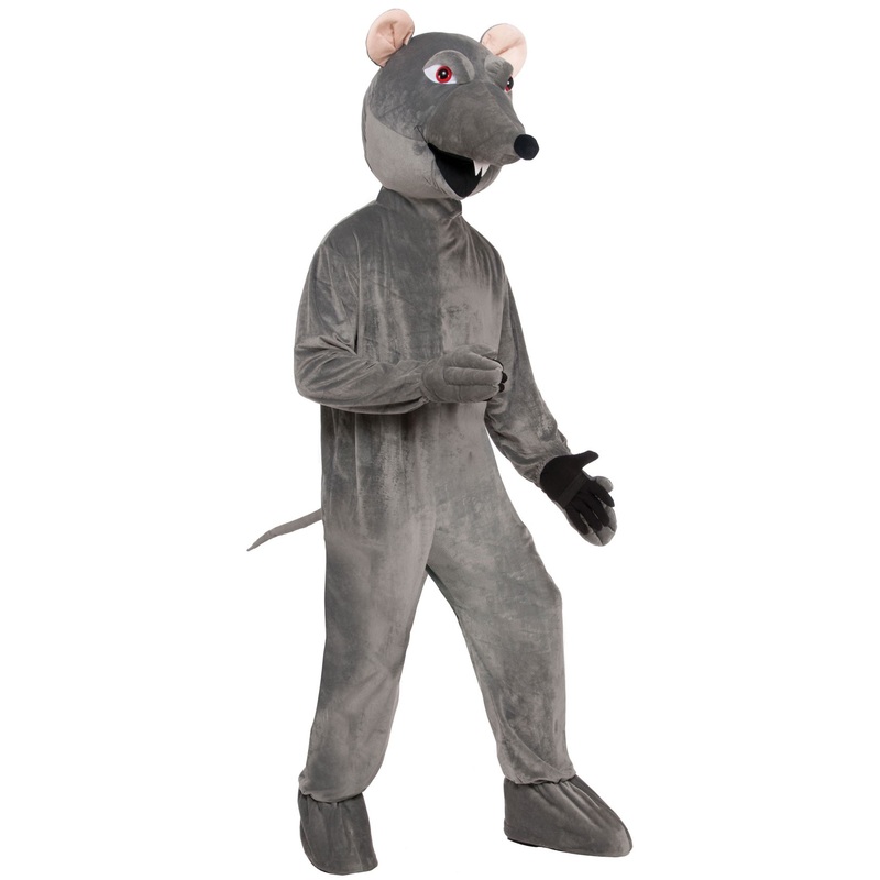 Gray mouse men's costume