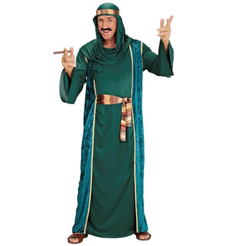 Green sheikh mens costume Abu Dhabi S