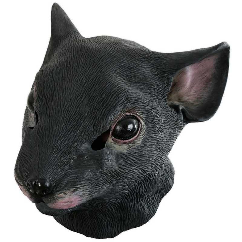 Mouse nudges full head mask