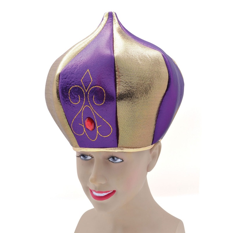 Noble oriental hat gold-violet