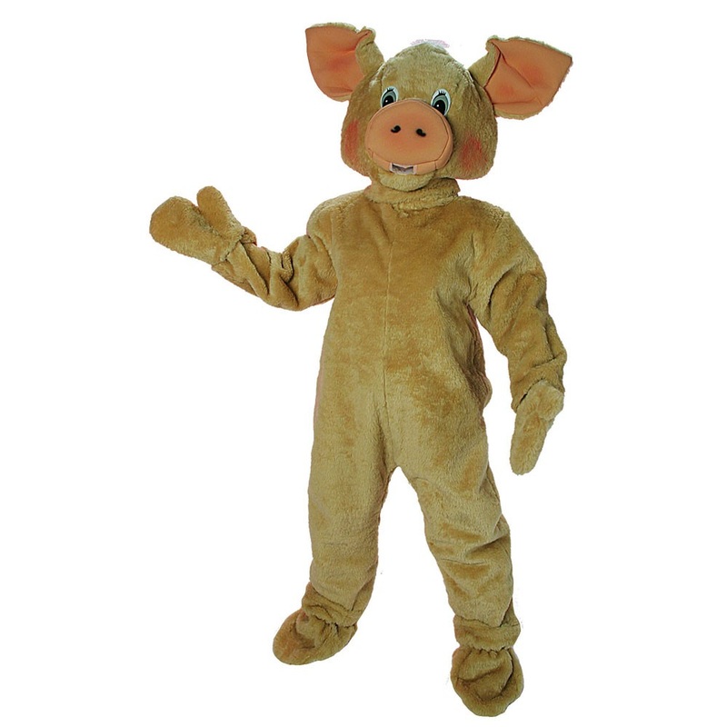 Pig Rudi costume for adults
