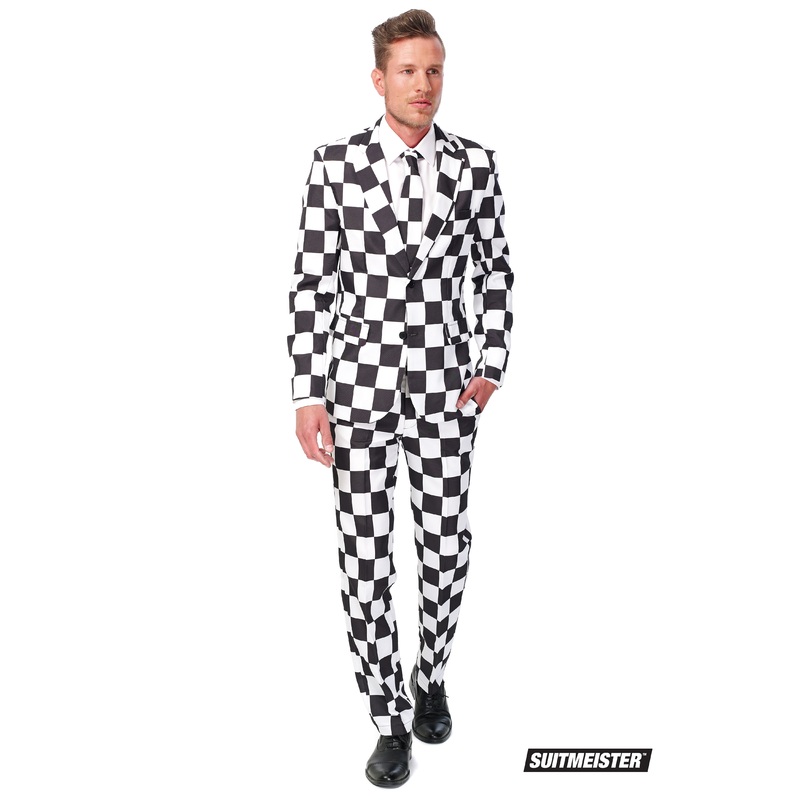 Suitmeister party suit Checkered 46