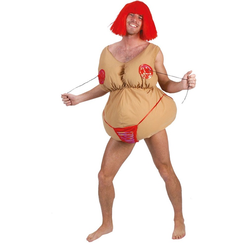 Thick stripper Dana men's costume