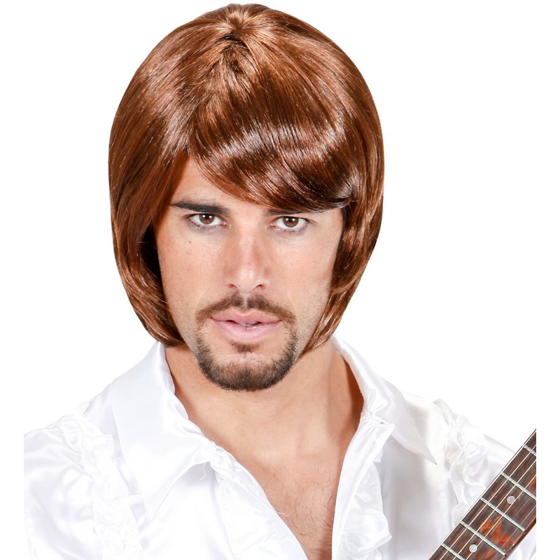 70s popper wig in brown