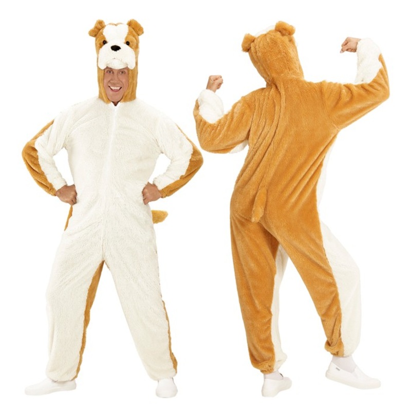 Bulldog plush costume