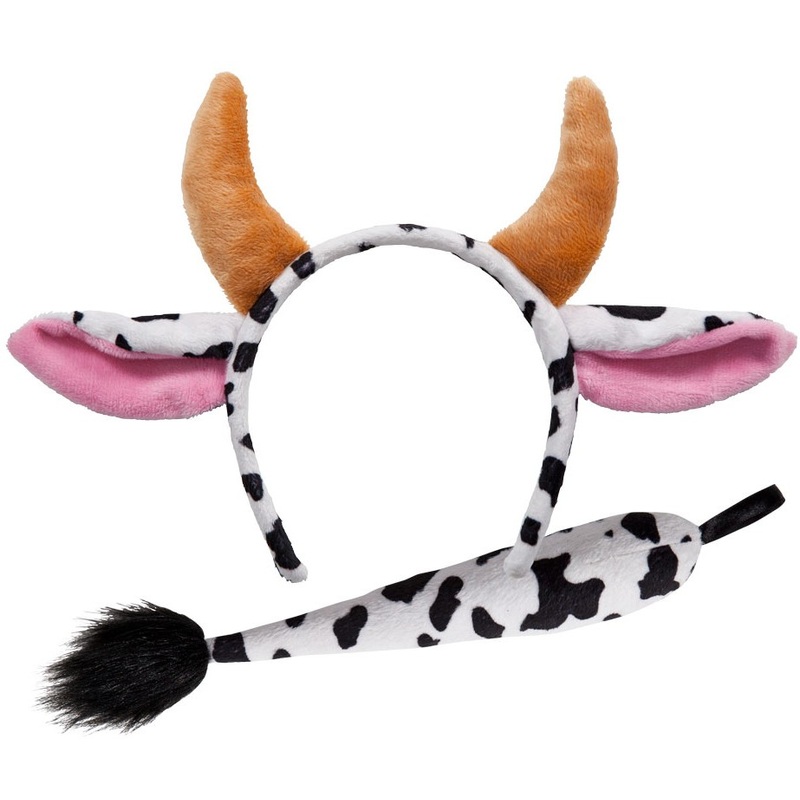 Cow disguise set for adults
