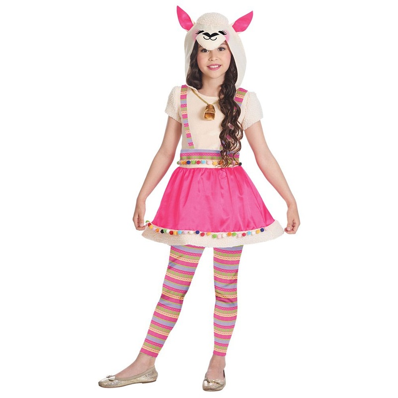 Lilly llama costume for girls