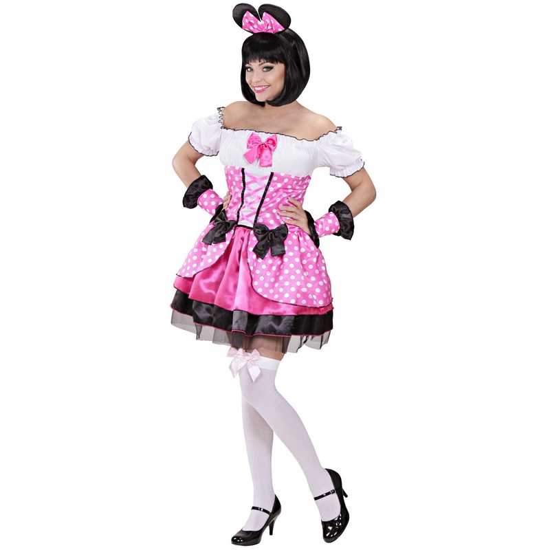 Merry mouse lady costume in pink S