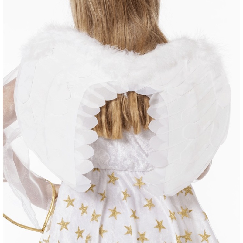 White children's angel wings