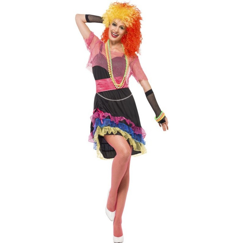 80s Disco Fever ladies costume S