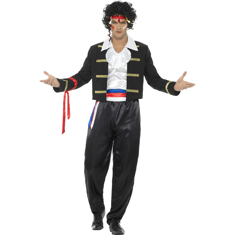 80s pop star men's costume M