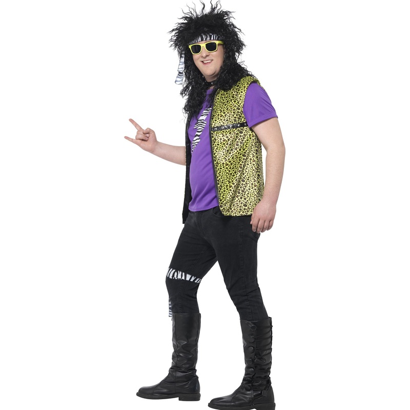 80s rock star men's costume L