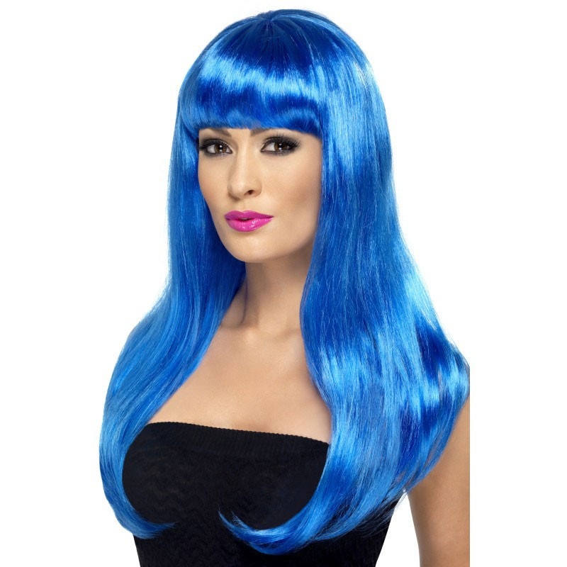 Blue Beauty Party Wig