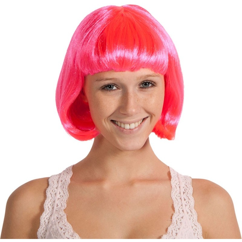 Bright party wig pink
