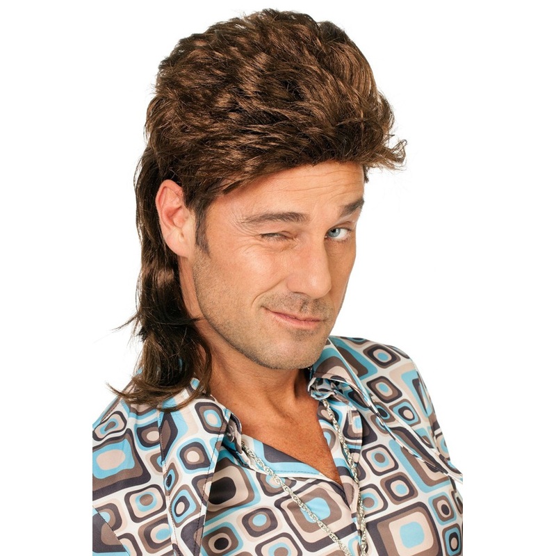 Brown mullet wig Horst