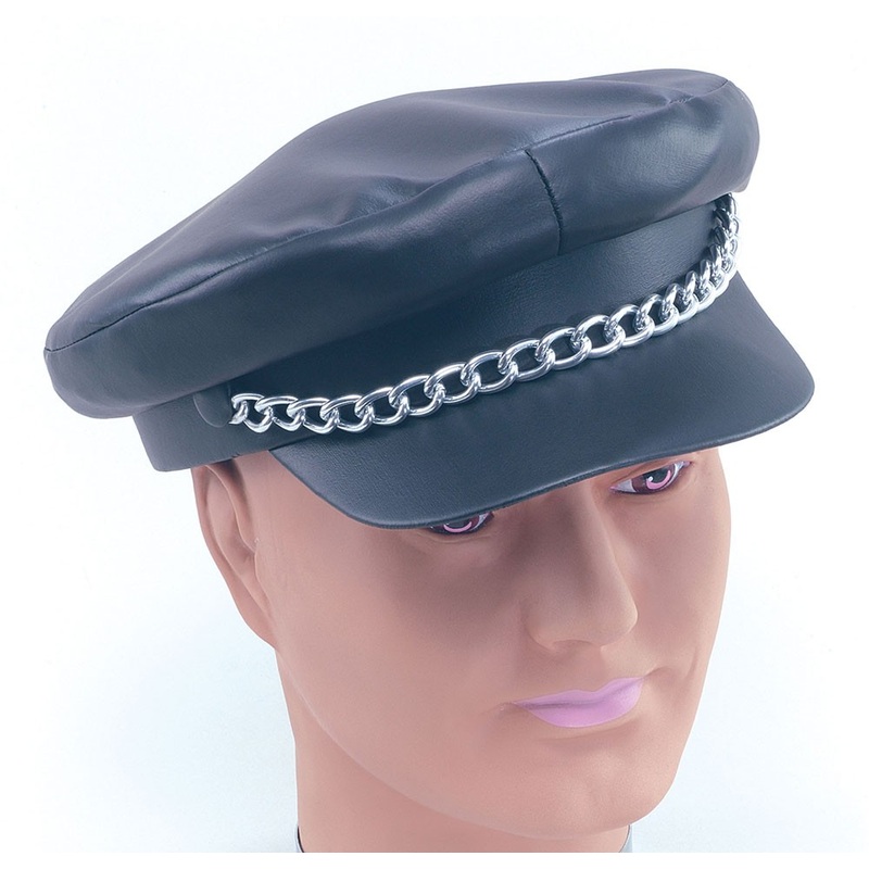 Dieter unisex punk rock hat with chain
