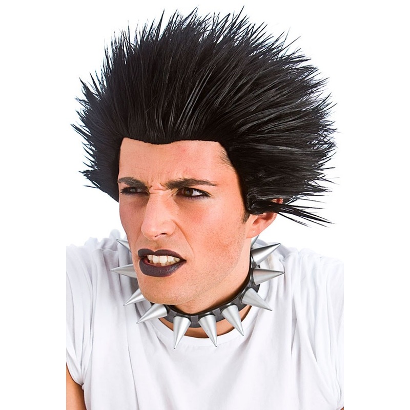 Gothic punk spike wig