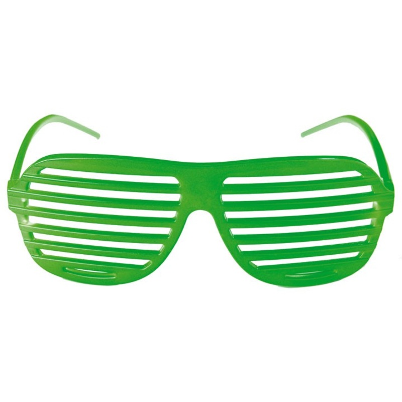 Green etching party glasses