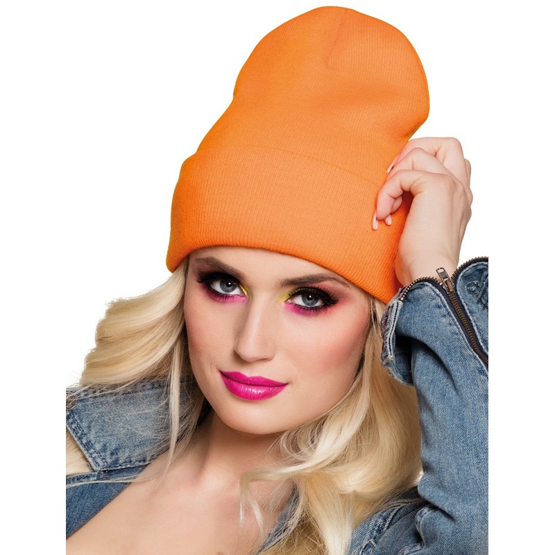 Lenja neon hat in orange