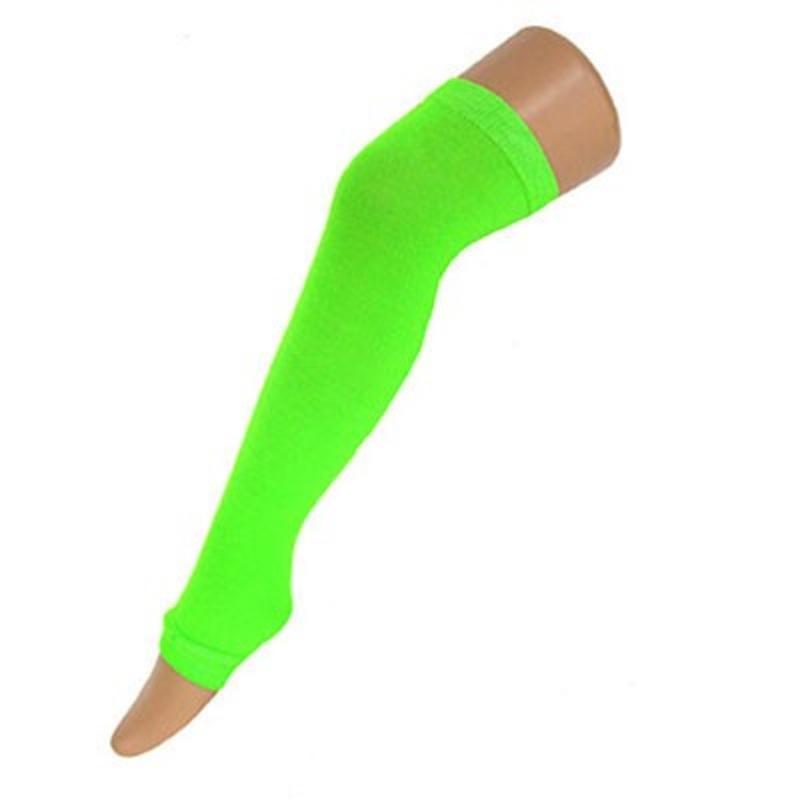 Neon green 80s stocking