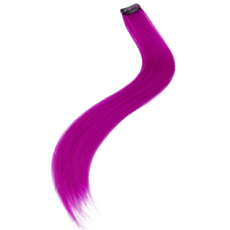 Neon purple hair extensions