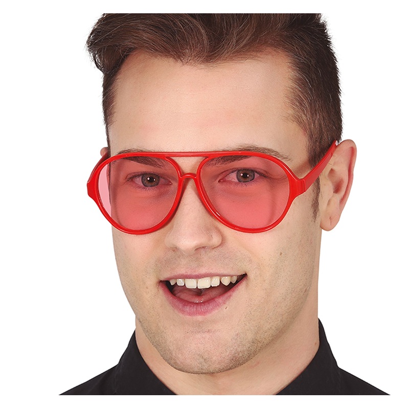Pilot party glasses red