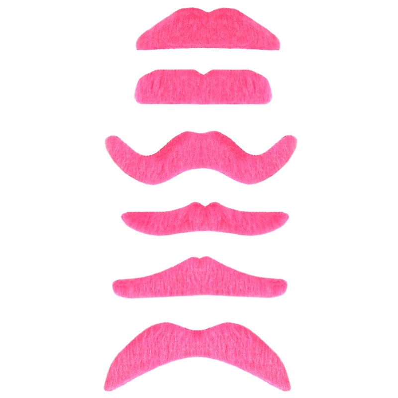 Pink neon beard