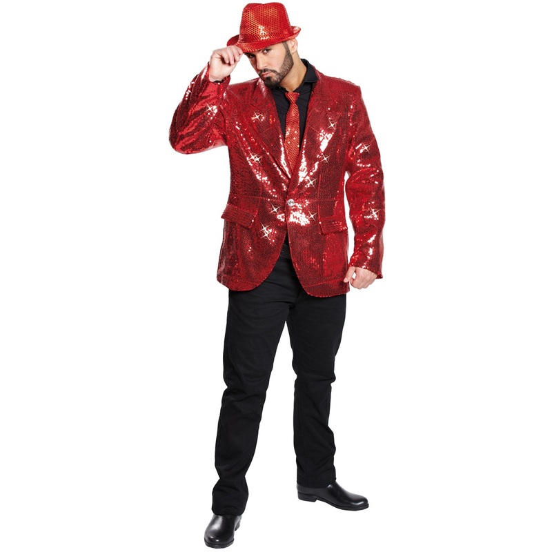 Red iridescent show star jacket 48