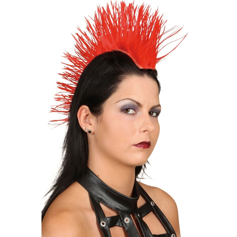 Red Katinka Iroquois punk wig