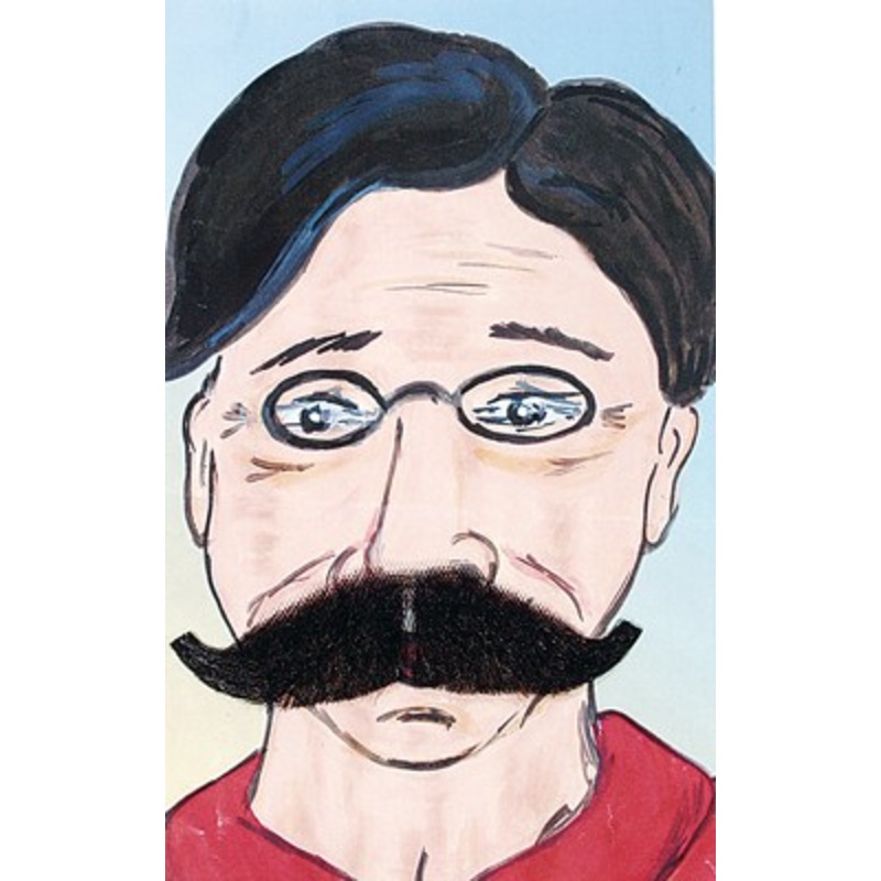 Versatile mustache made from real hair