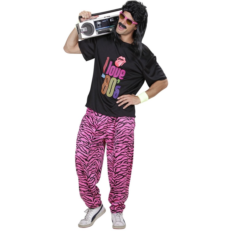 80s funky boy men's costume S