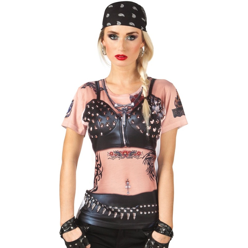Biker bride Roxanne shirt S