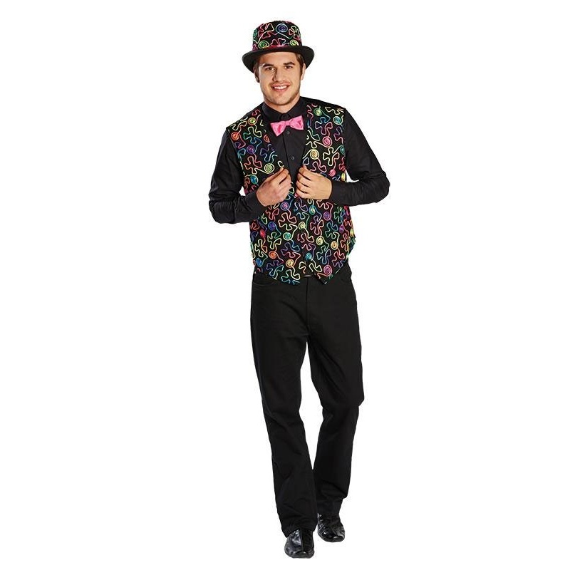Colorful 80s men's vest 48