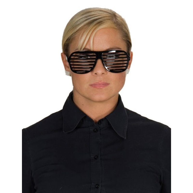 Etching grid party glasses black