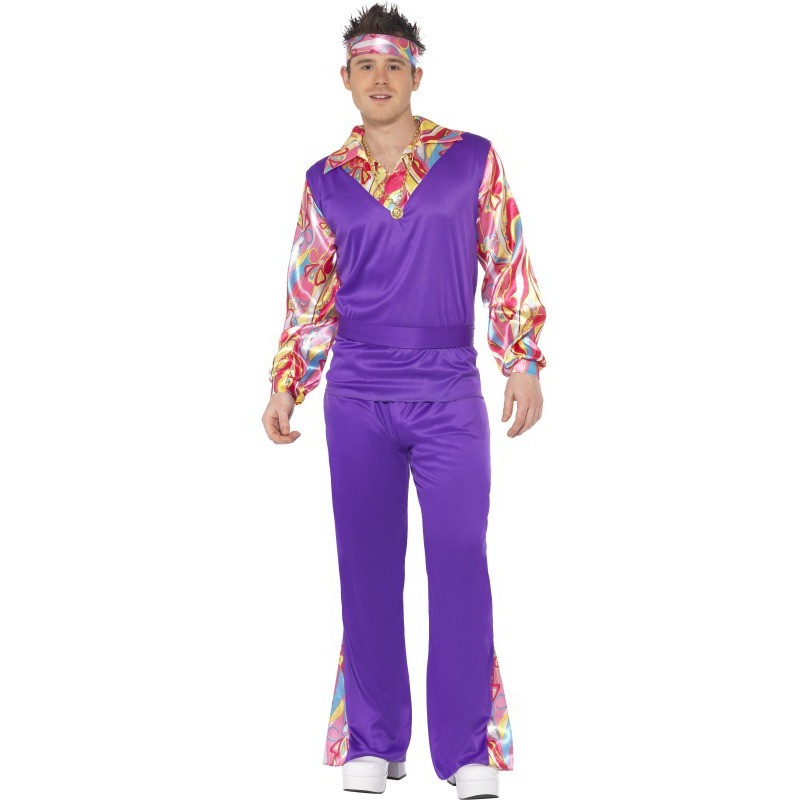 Sporty 70s hippie costume M