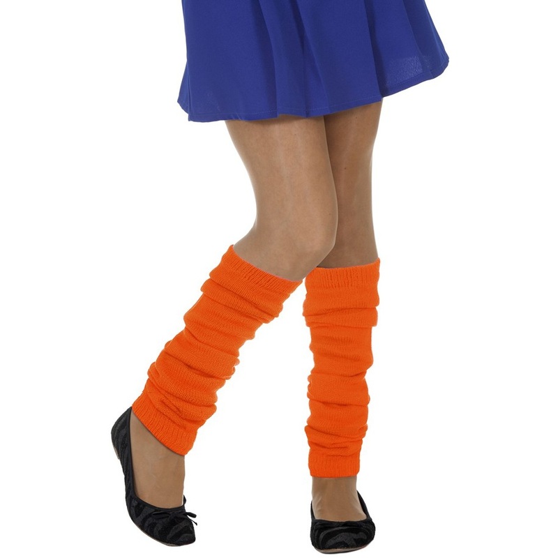 Tight leg warmers in orange