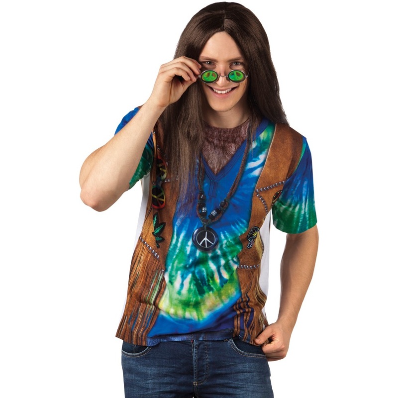 3D Peacemaker hippie mens shirt M