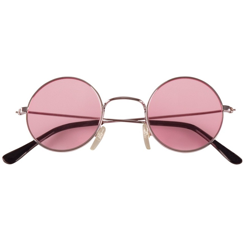 70s hippie glasses pink