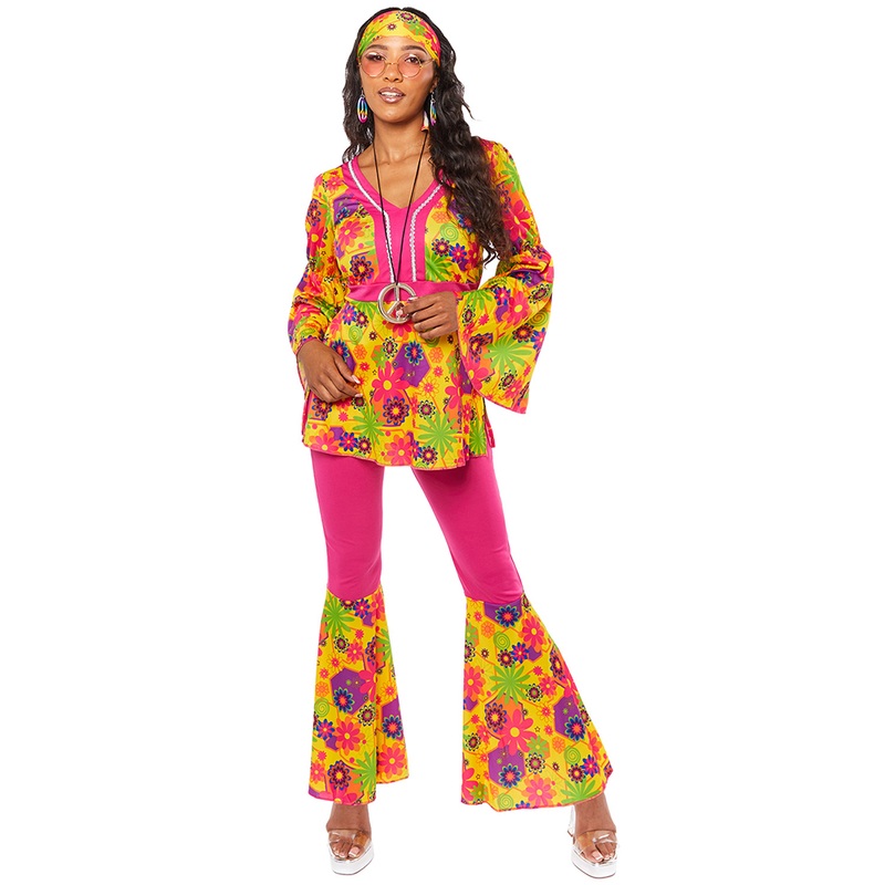 70s hippie women's costume Sally 34-36