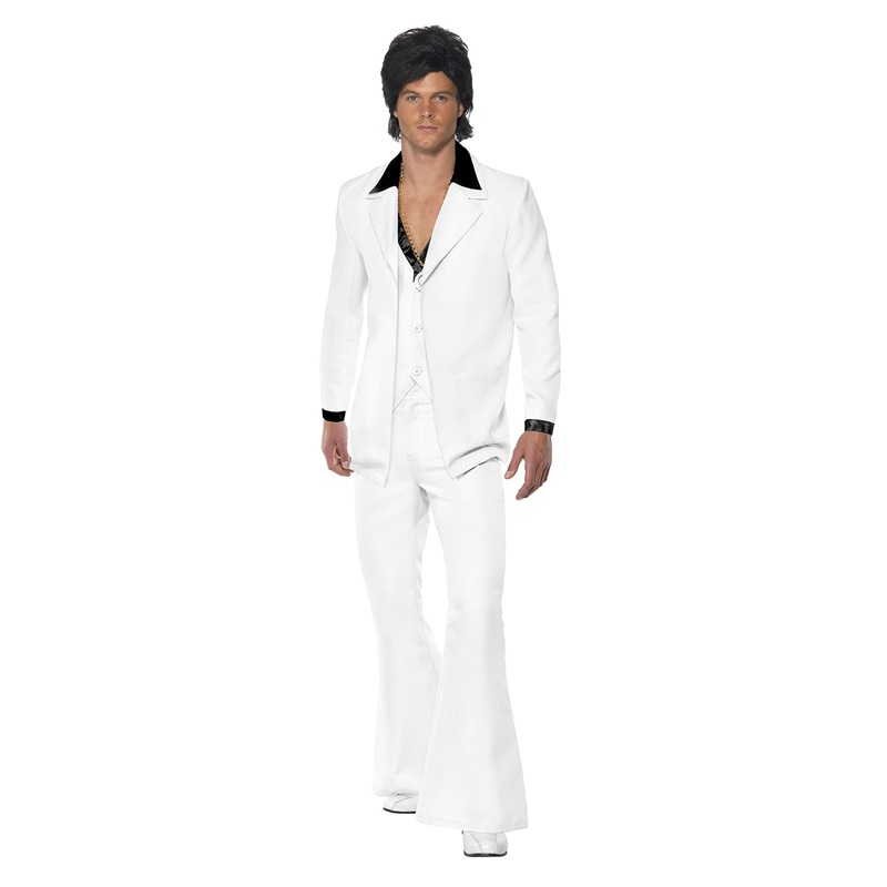 70s suit white M