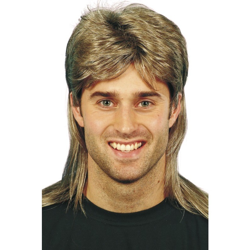 Justin's mullet wig