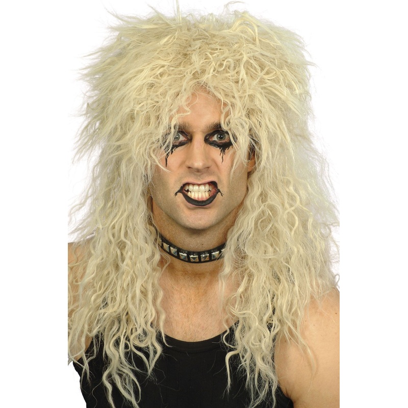 Wild rocker wig blond