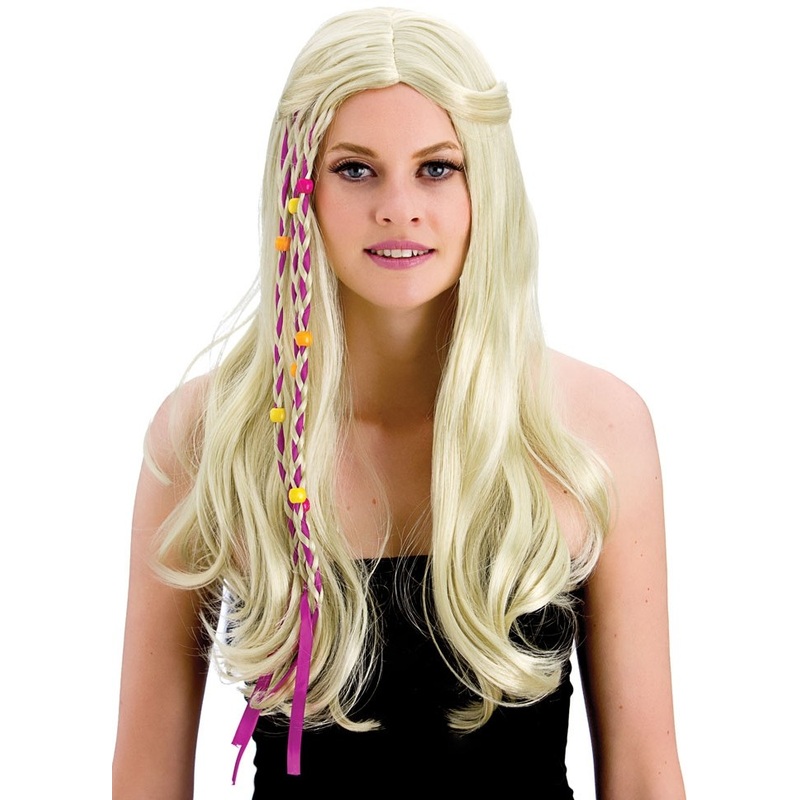 Blonde Heaven hippie wig