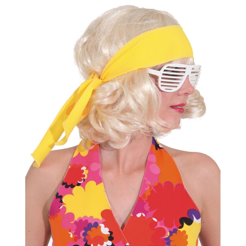 Yellow hippie headband