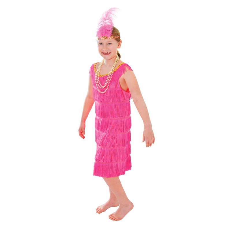 20s flapper queen child costume S