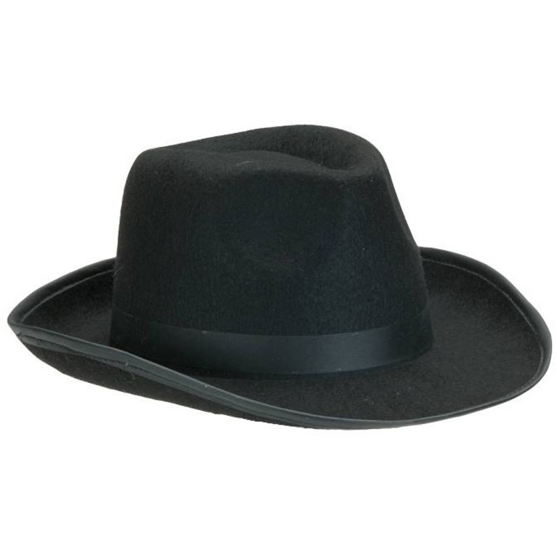 Black gangster Al Capone hat