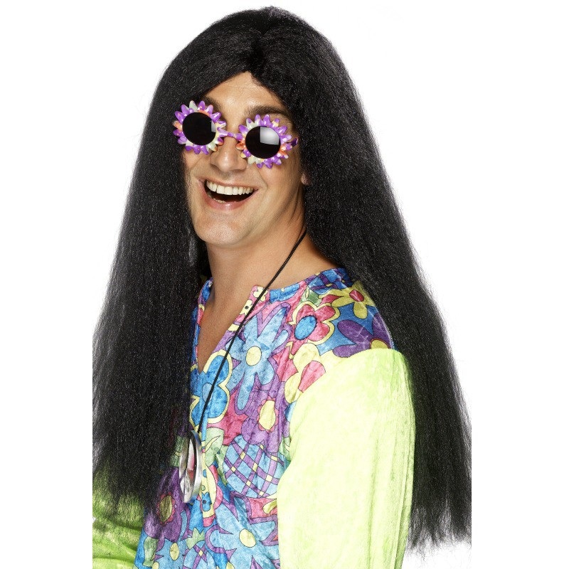 Black hippie mane wig